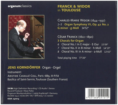 Franck & Widor in Toulouse