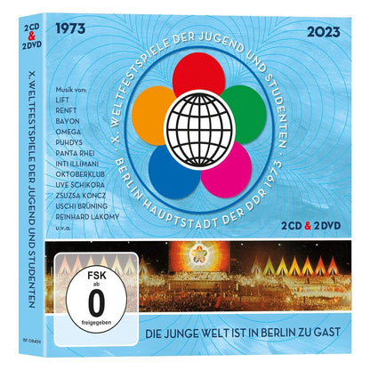 50 Jahre Weltfestspiele: DIE JUNGE WELT IST IN BERLIN ZU GAST, 2CD+2DVD