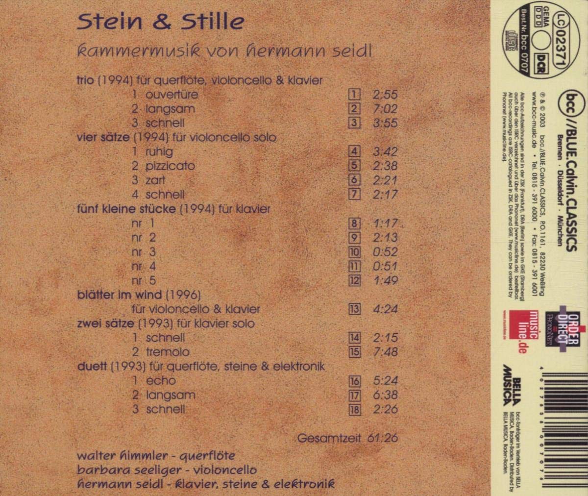 Stein & Stille-Kammermusik