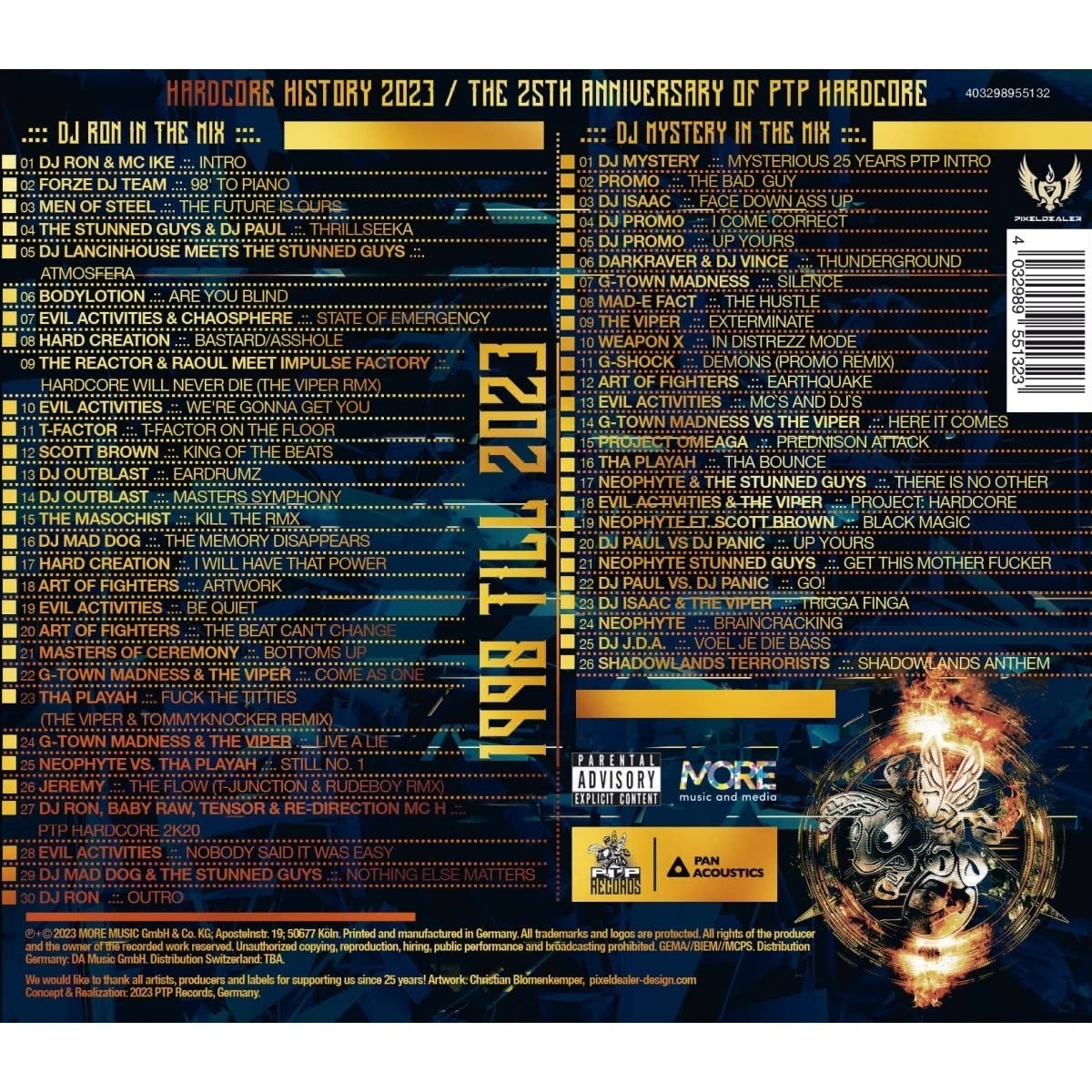 Hardcore History 2023-the Ptp 25th Anniversary E
