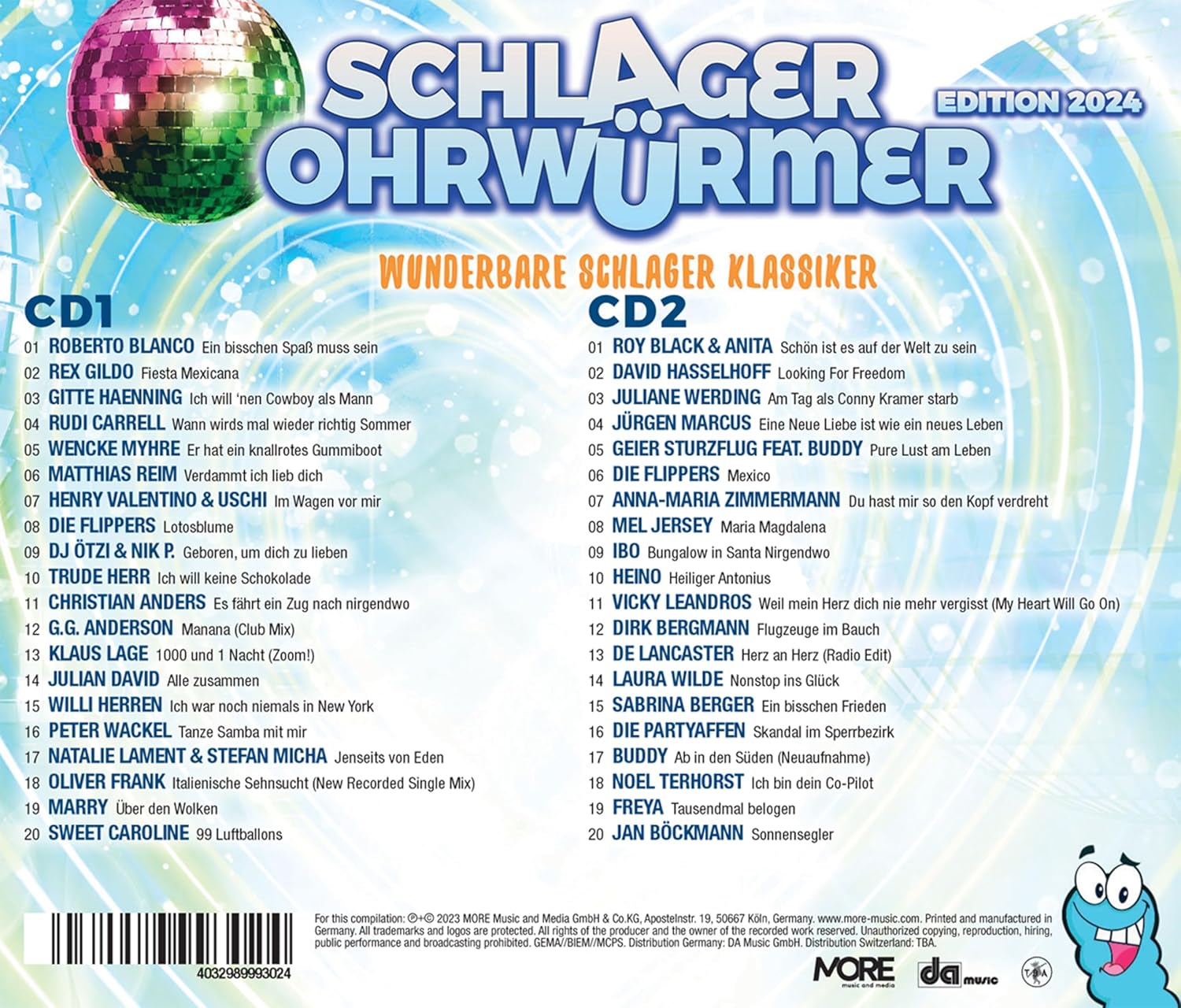 SCHLAGER OHRW?œRMER - WUNDERBARE SCHLAGER