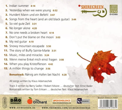 INDIAN SUMMER-SHIREGREEN