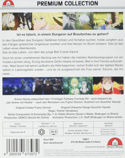 DanMachi - Is It Wrong to Try to Pick Up Girls in a Dungeon? - Staffel 1 - Gesamtausgabe - Premium Box -