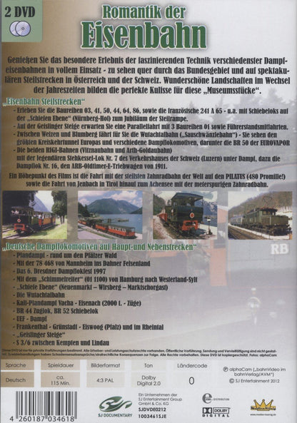Romantik der Eisenbahn - Deutsche Dampflokomotiven & Eisenbahn-Steilstrecken
