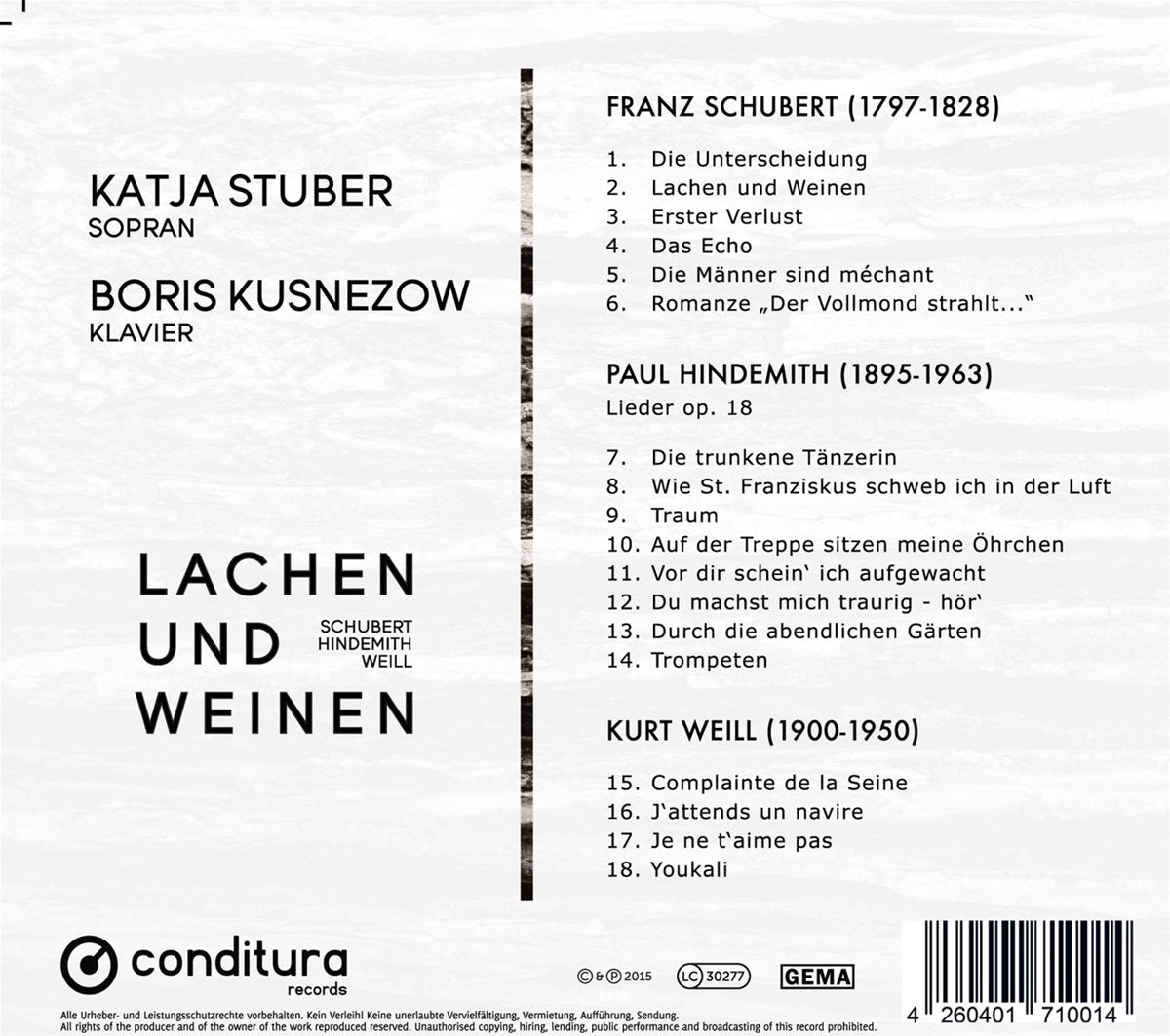 Lachen und Weinen