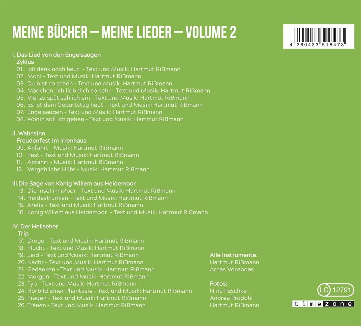 Meine Bücher,Meine Lieder Vol.2