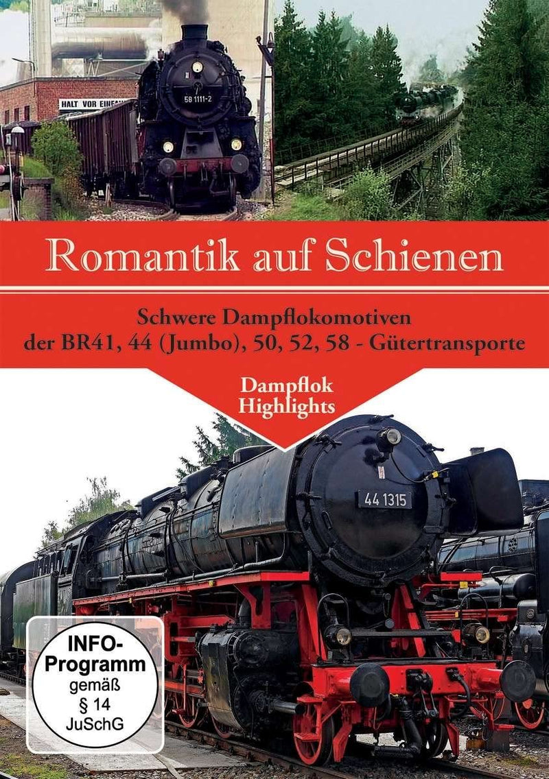 ROMANTIK AUF SCHIENEN:  SCHWERE DAMPFLOKO