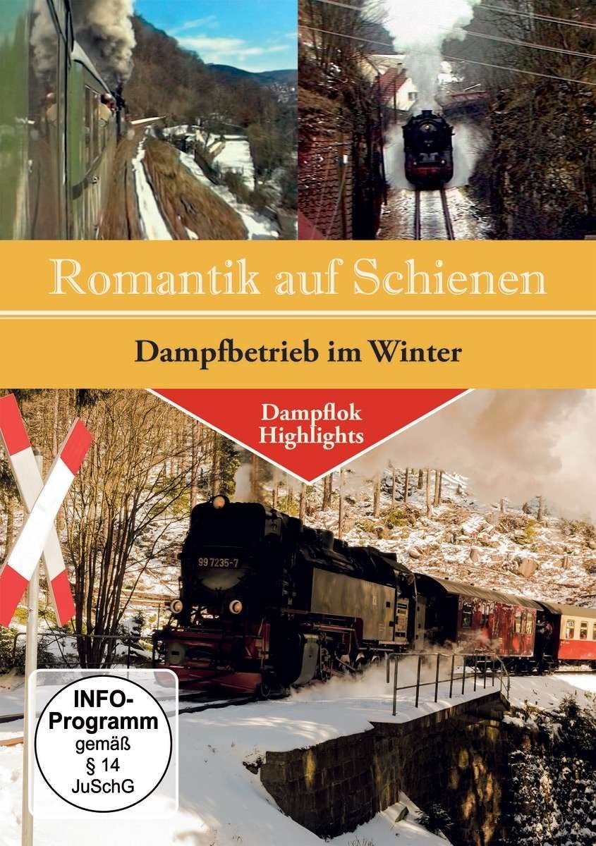Romantik auf Schienen-Dampfbetrieb im Winter