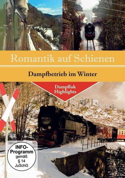Romantik auf Schienen-Dampfbetrieb im Winter