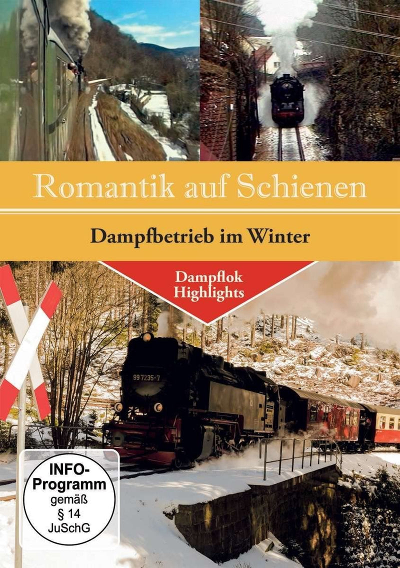 Romantik auf Schienen-Dampfbetrieb im Winter