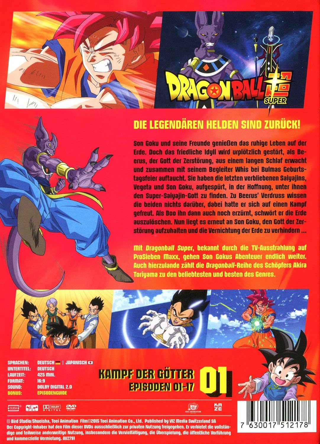 Dragonball Super - TV-Serie - Vol. 1 -