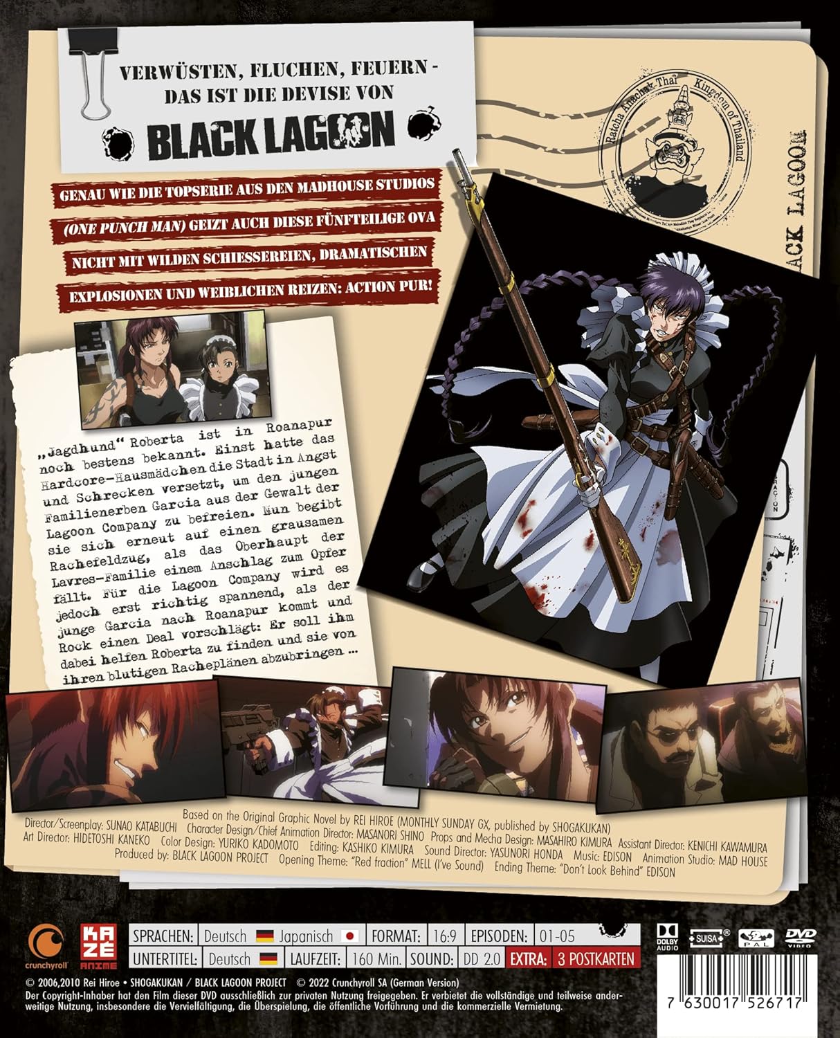 Black Lagoon: Robertas Blood Trail - OVA -  Relaunch