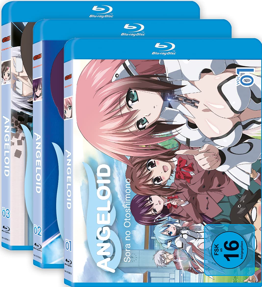 Angeloid - Sora no Otoshimono - Staffel 1 - Gesamtausgabe - Bundle - Vol.1-3 -