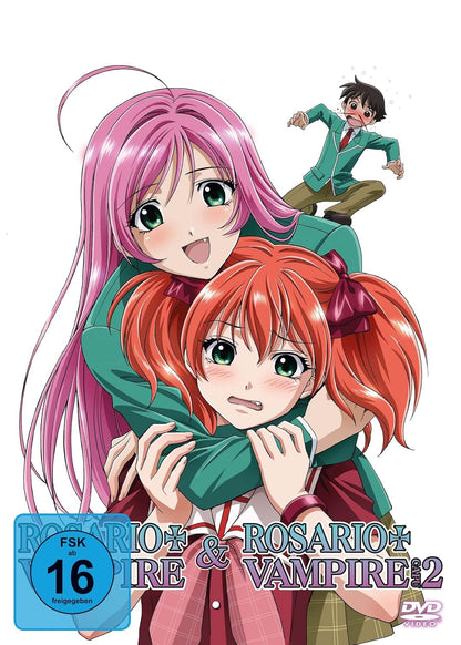 Rosario + Vampire - Staffel 1&2 - Komplett-Set - Vol. 1-4 -