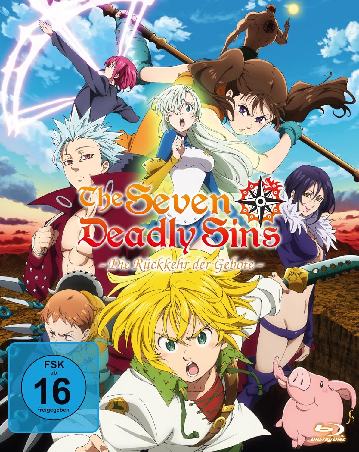 The Seven Deadly Sins: Die Rückkehr der Gebote - Staffel 2 - Komplettset - Vol.1-4 -