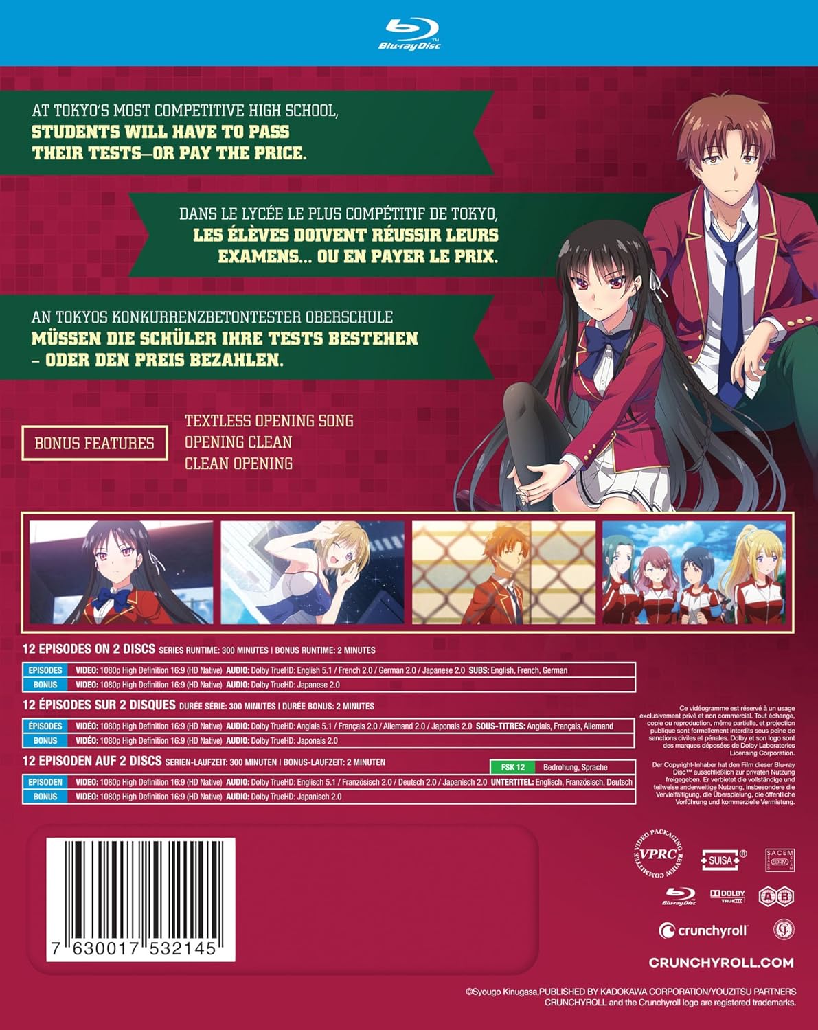 Classroom of the Elite - Staffel 1 - Gesamtausgabe -