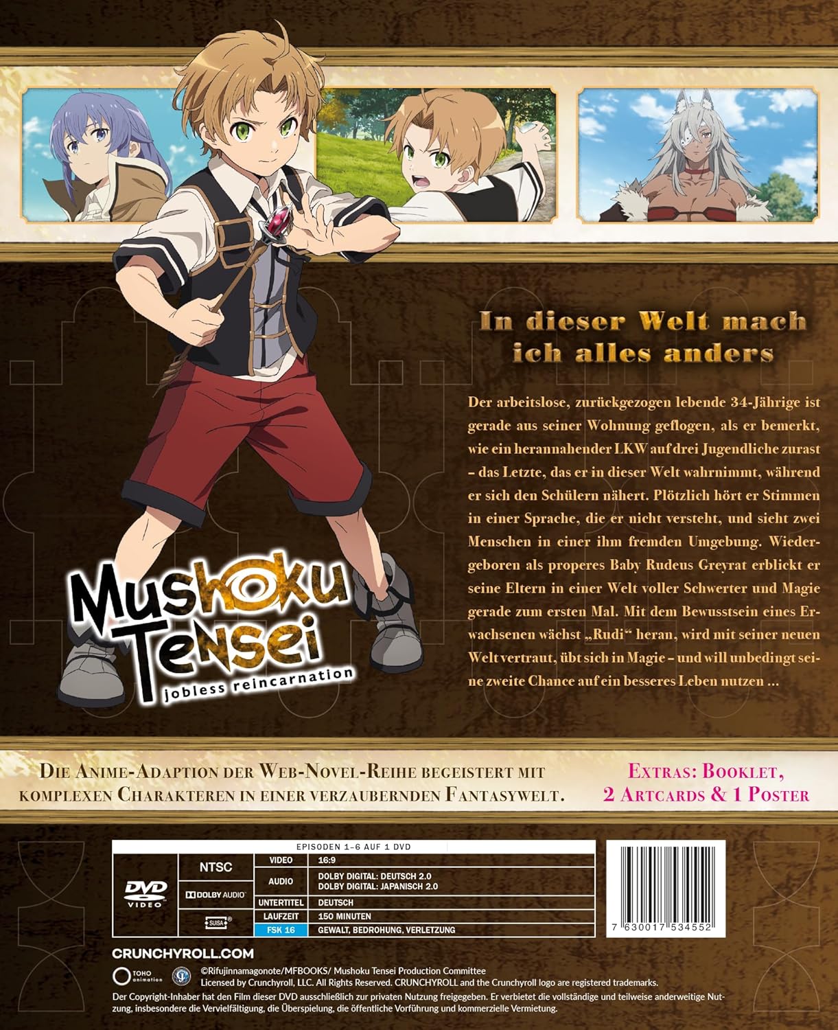 Mushoku Tensei: Jobless Reincarnation - Staffel 1 - Vol.1 -  mit Sammelschuber