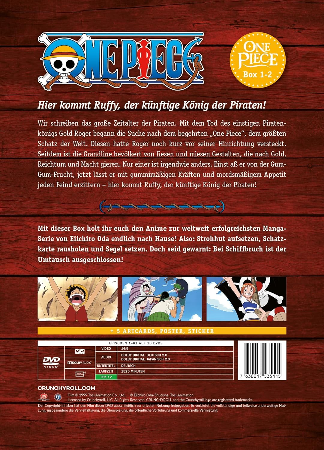 One Piece - Box 1+2 - (Episoden 1-61) -  - Limited Edition