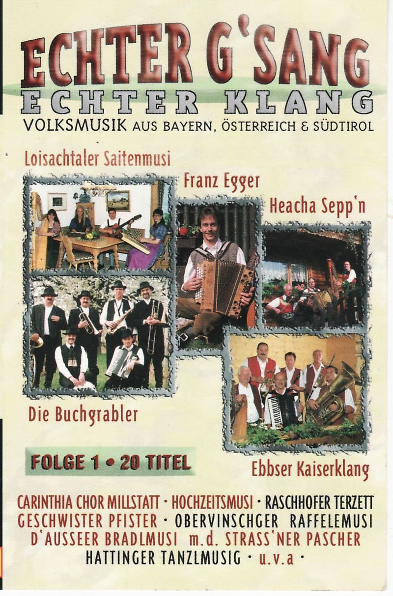 Echter Gsang,Echter Klang