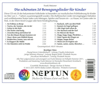 DIE SCH?–NSTEN 20 BEWEGUNGSLIEDER F?œR KIN