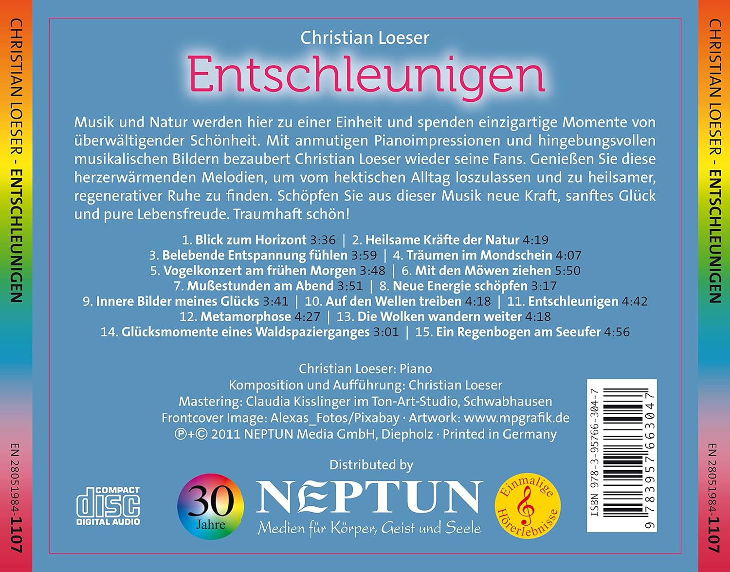 Entschleunigen: Traumhafte Pianoimpressionen mit Naturgeräuschen zum Loslassen und Wohlfühlen