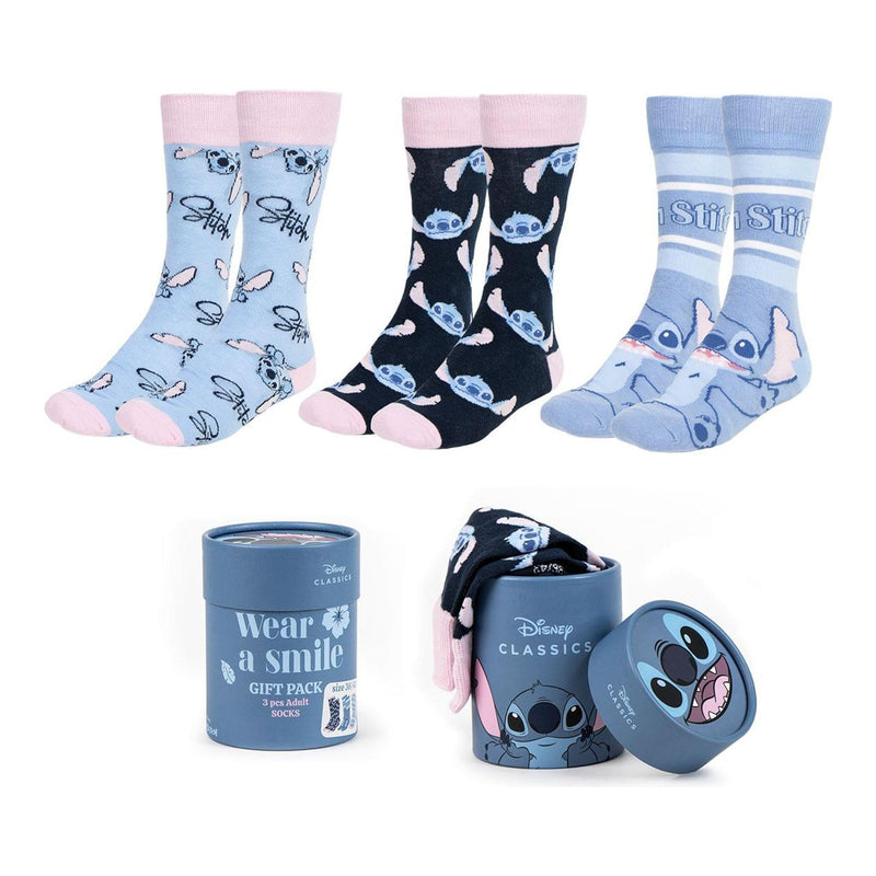 Stitch - 3 Pack of Socks - Size 36/43