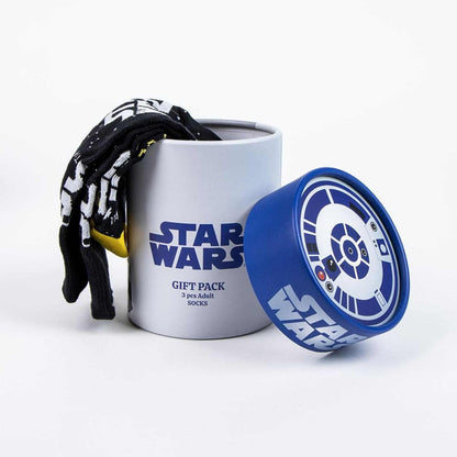 CERDÁ LIFE'S LITTLE MOMENTS Pack Calcetines 3 Piezas Star Wars Socks, Multicoloured, 38-45