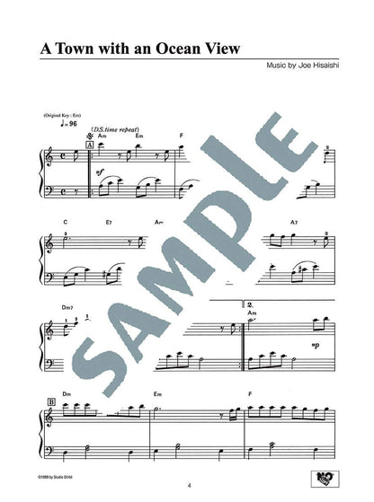 Kiki's Delivery Service Easy Piano/English