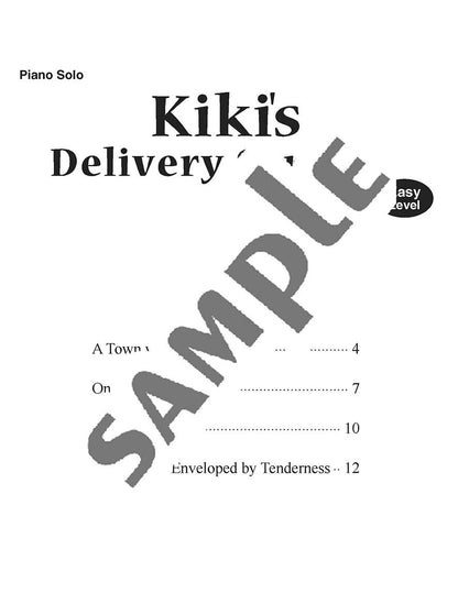 Kiki's Delivery Service Easy Piano/English