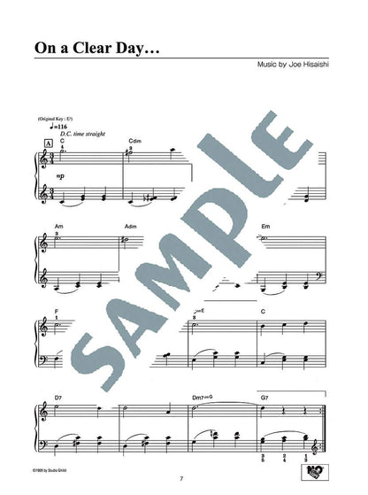 Kiki's Delivery Service Easy Piano/English