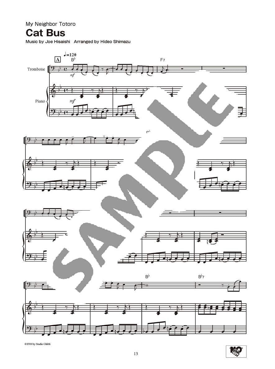 Studio Ghibli Songs for Trombone/English