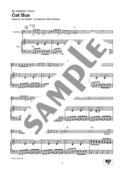 Studio Ghibli Songs for Trombone/English