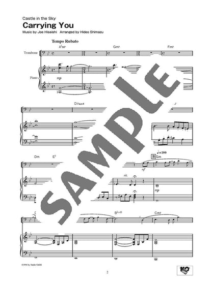 Studio Ghibli Songs for Trombone/English
