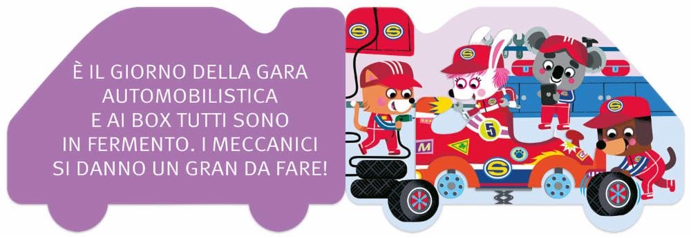Auto da corsa. Ediz. a colori