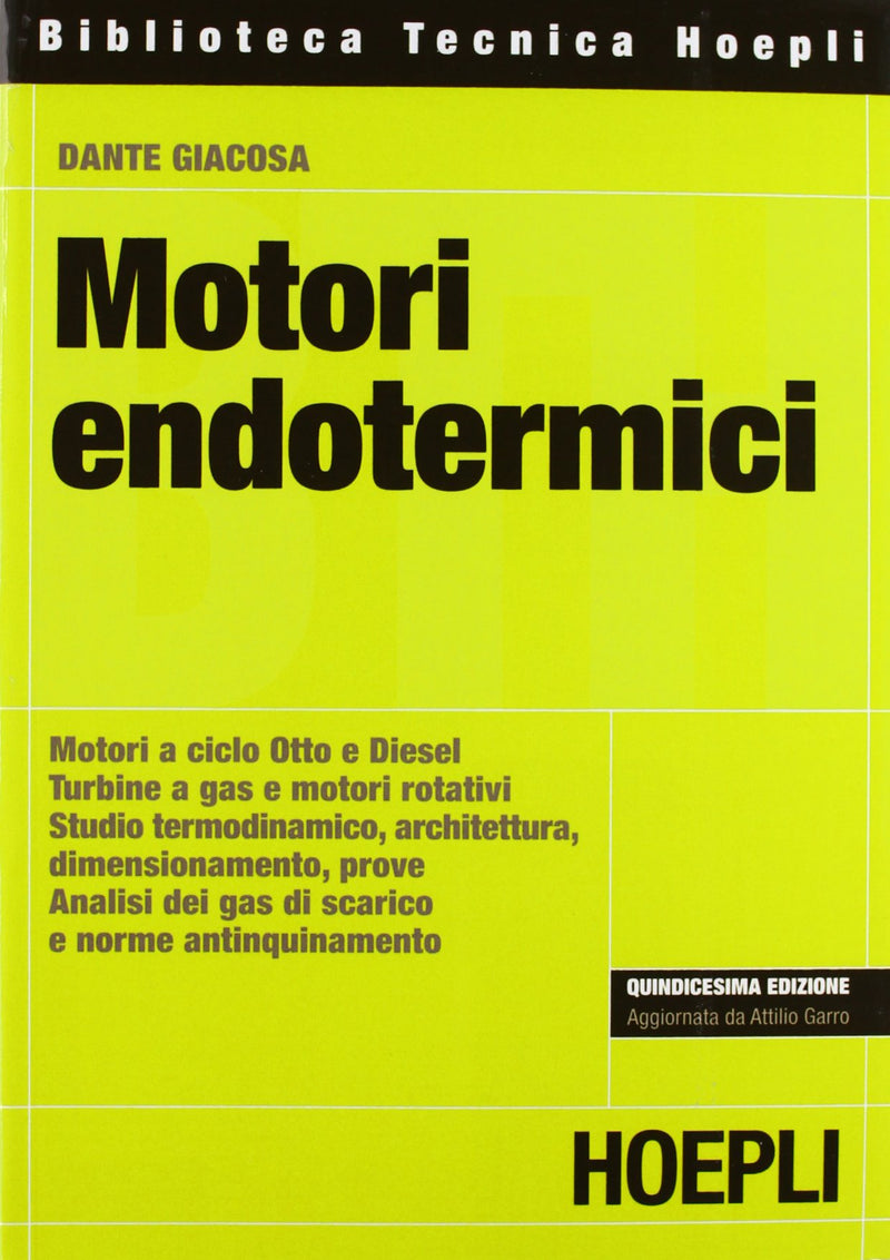 Dante Giacosa - Motori Endotermici