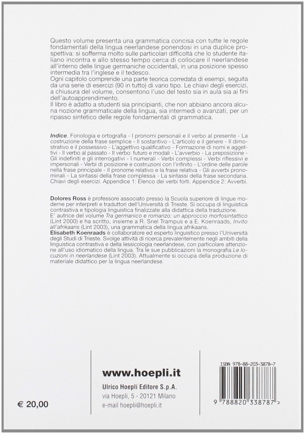 Grammatica neerlandese di base
