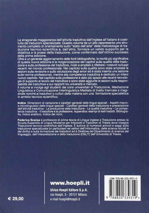 Federica Scarpa - La Traduzione Specializzata. Un Approccio Didattico Professionale