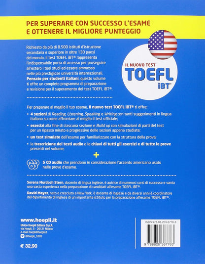 Murdoch Stern Serena / David Mayer - Il Nuovo Test Toefl Ibt. Manuale Di Preparazione Con Esercizi Svolti. Con 5 Cd Audio
