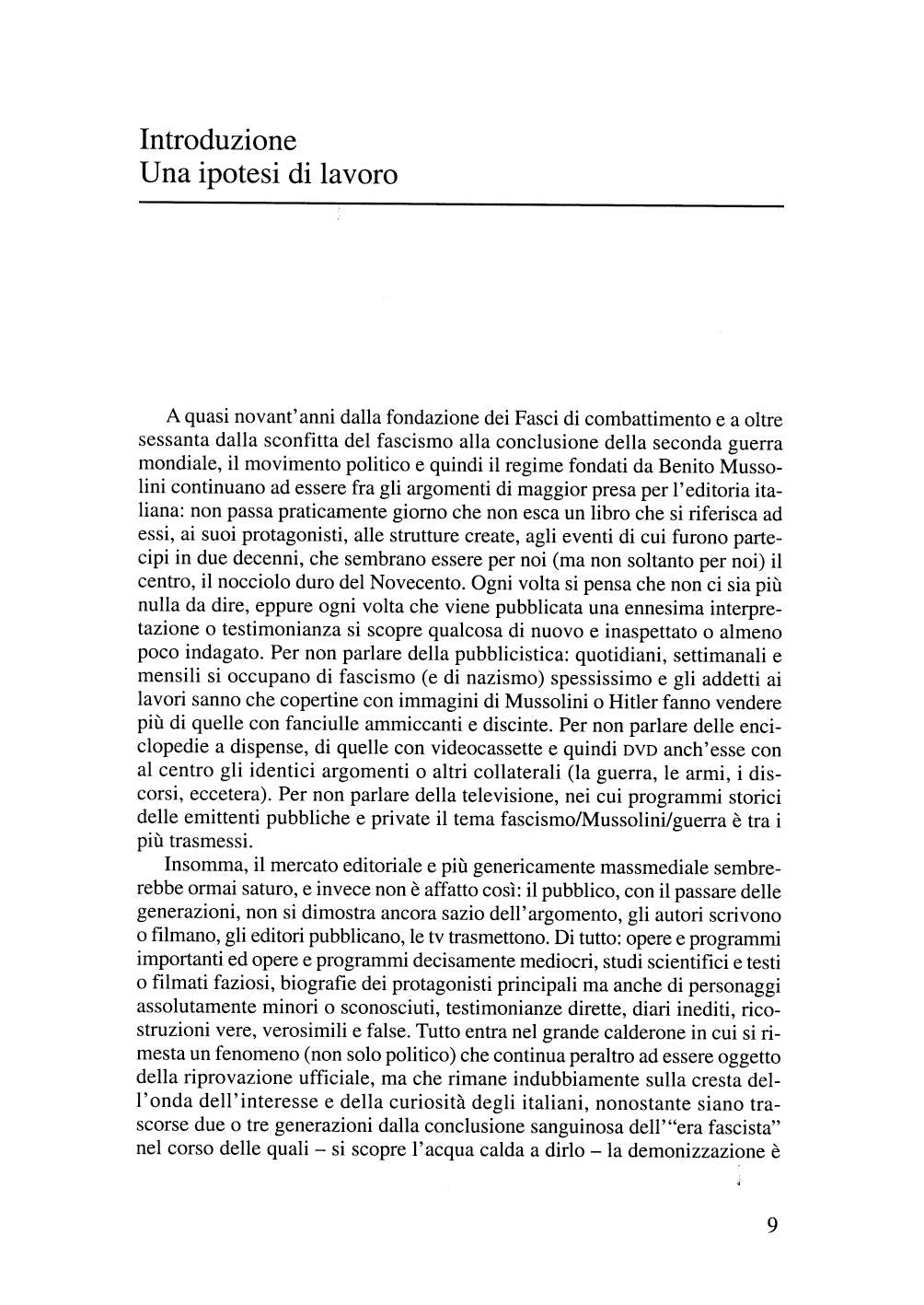 Esoterismo E Fascismo. Storia, Interpretazioni, Documenti