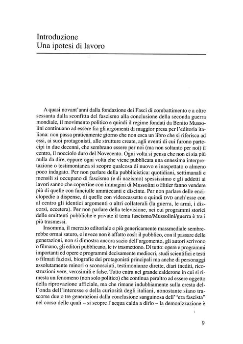 Esoterismo E Fascismo. Storia, Interpretazioni, Documenti
