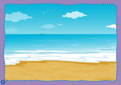 Le vacanze. Le mie prime attività arts & crafts. Con Adesivi