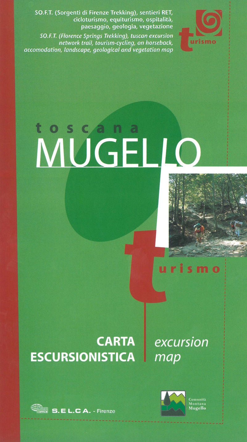 Toscana, Mugello. Carta Escursionistica 1:50.000