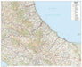 Abruzzo-Molise. Scala 1:250.000 (carta murale stradale regionale in carta cm 96x78