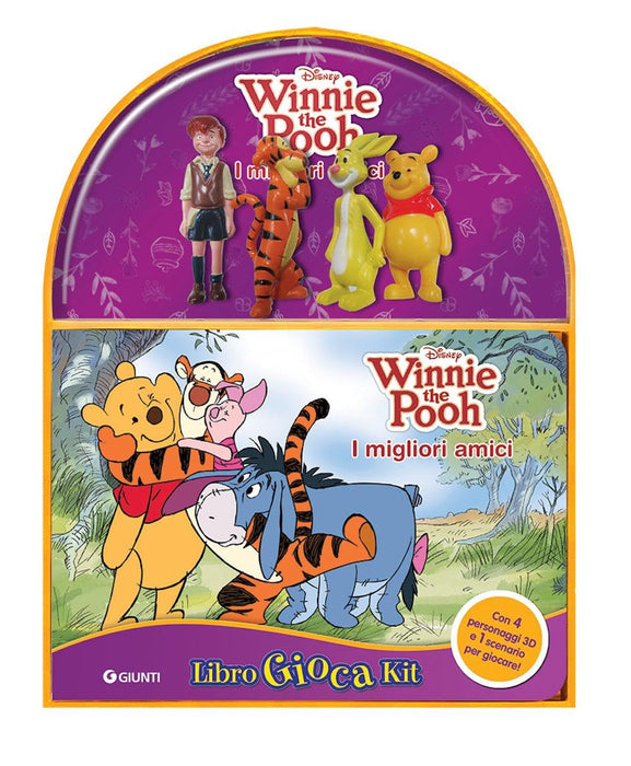 Winnie The Pooh. Libro Gioca Kit. I Migliori Amici. Ediz. A Colori. Con 4 Personaggi 3D. Con Scenario Per Giocare