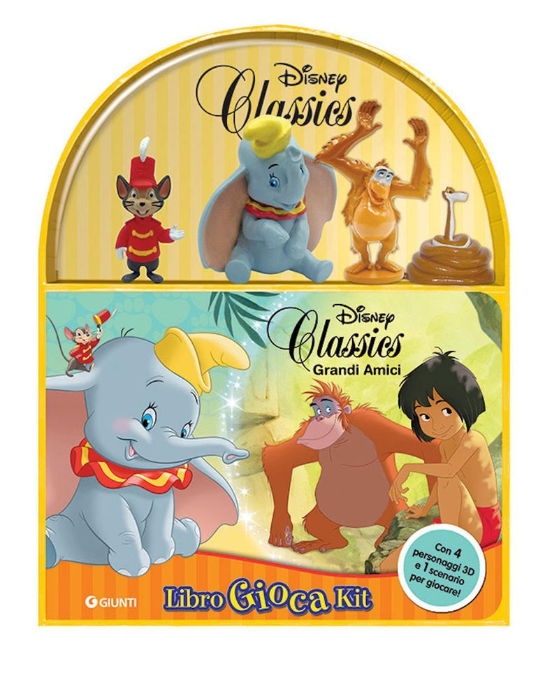 Grandi amici. Disney classics. Libro gioca kit. Ediz. a colori. Con 4 personaggi 3D. Con scenario per giocare