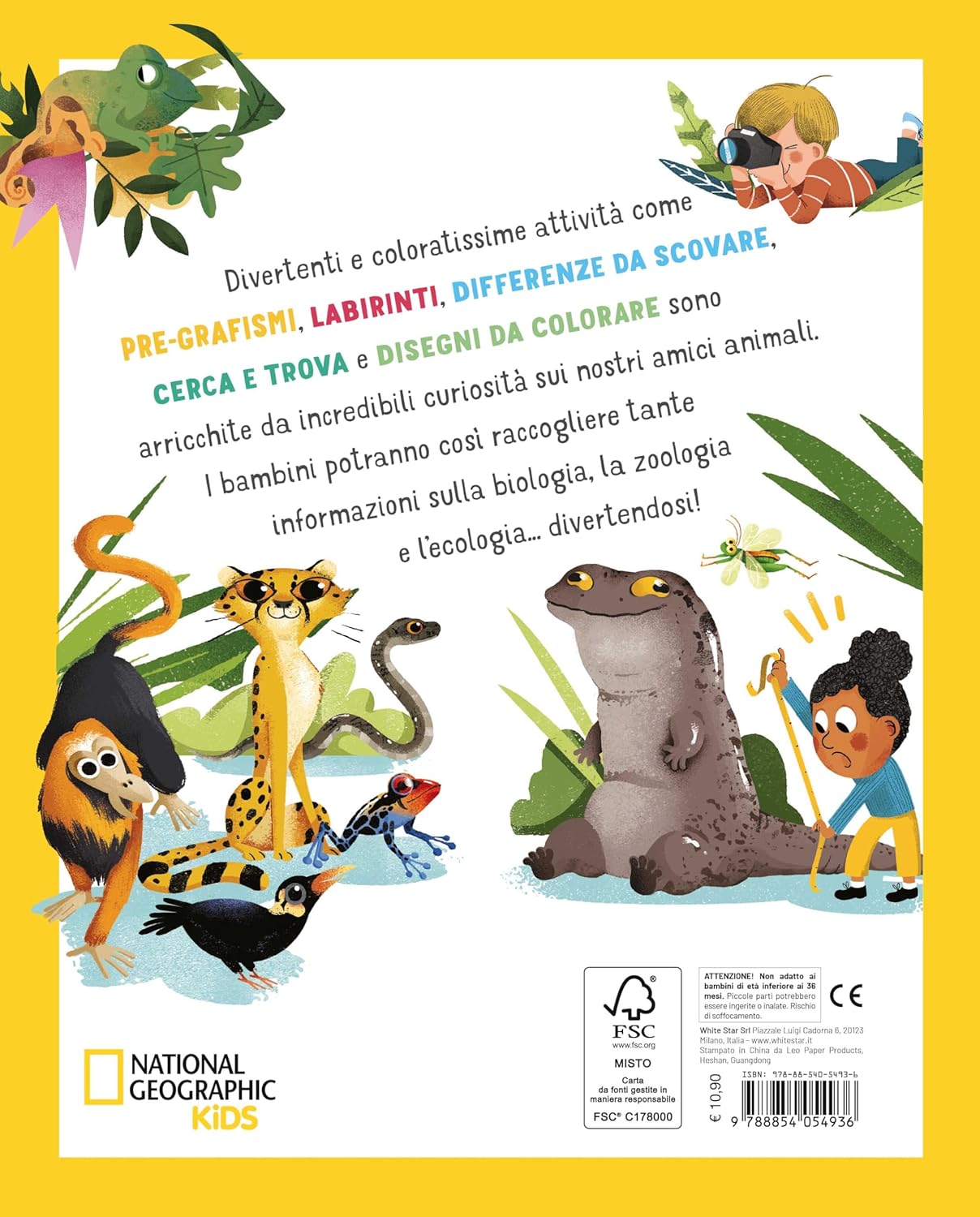 Animali. Più di 100 giochi e curiosità per tante ore di divertimento. Gioca e impara. Ediz. a colori