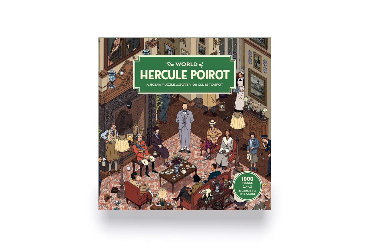 Il mondo di Hercule Poirot. Puzzle 1000 pezzi