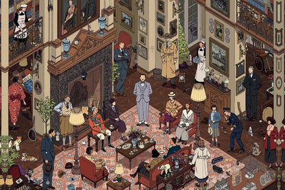 Il mondo di Hercule Poirot. Puzzle 1000 pezzi