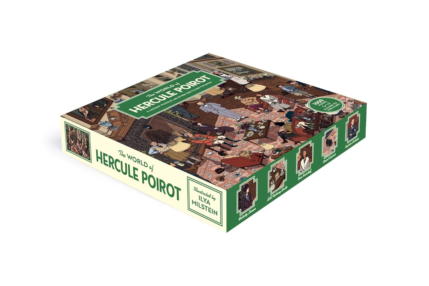 Il mondo di Hercule Poirot. Puzzle 1000 pezzi