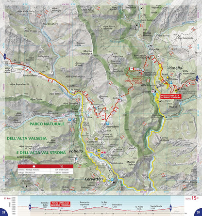 Grande traversata delle Alpi 1:25.000. GTA Nord. Dal Passo del Gries al Santuario di Oropa (Vol. 1